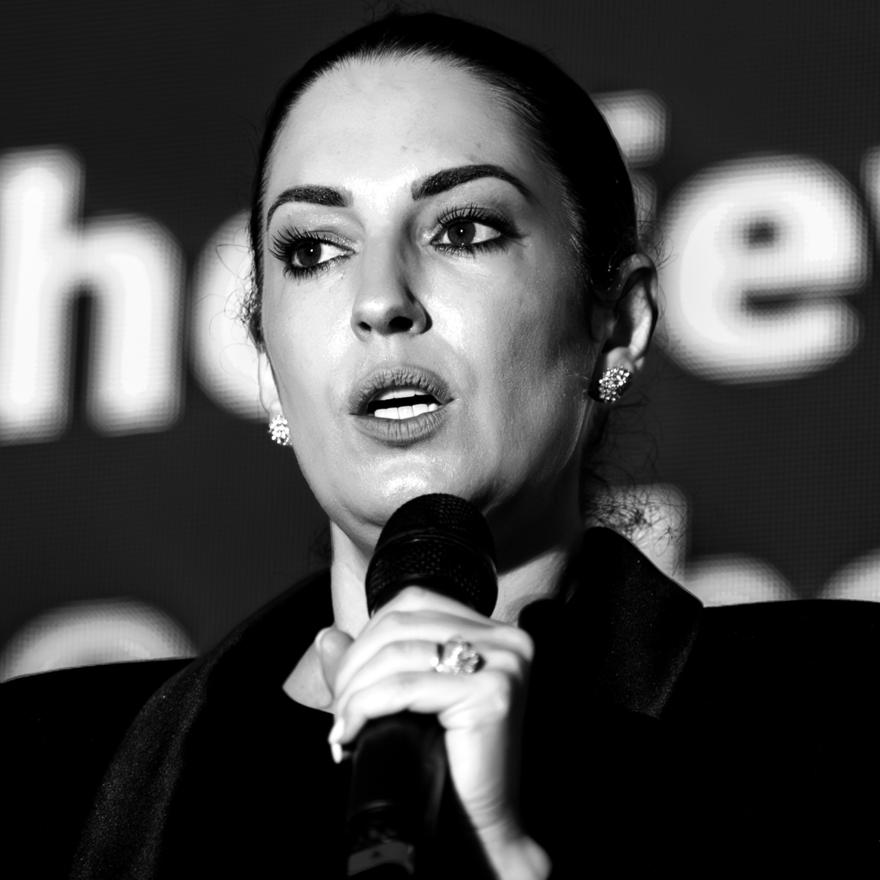 GBX Circle MEVO 2026 in London – &ldquo;EMEA Keynote&rdquo; session AC01 with Andreia Duarte from GenScript, photographed by P. Basanez for the Circle. MEVO, connecting today&rsquo;s decisions with a deep heritage in European biotech and cell biology.