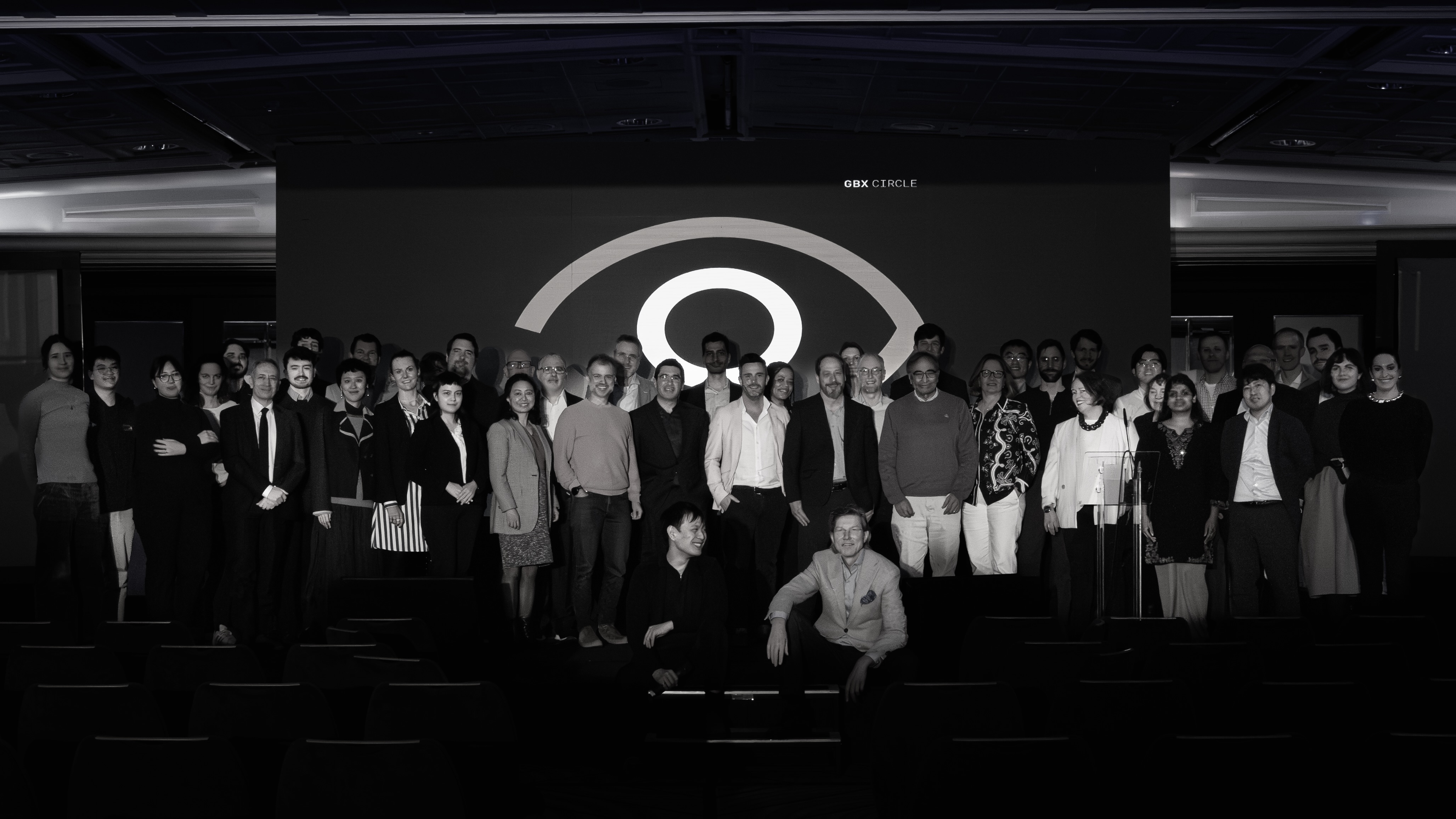 GBX Circle MEVO 2026 in London – &ldquo;Delegate Group&rdquo; session AC04, bringing together the MEVO community at GBX Circle, photographed by P. Basanez for the Circle. MEVO, with a deep heritage in cultivated meat leadership.